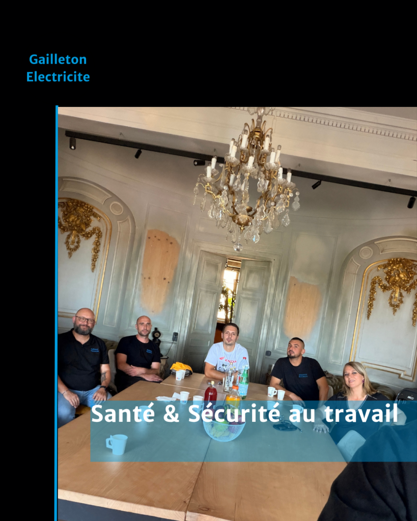 Formation sécurité incendie des électriciens Gailleton Électricité à Lyon avec Otium pour prévenir les risques sur les chantiers de rénovation électrique.